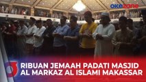 Salat Tarawih Perdana, Ribuan Jemaah Padai Masjid  Al Markaz Al Islami Makassar