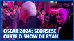 Oscar 2024: Martin Scorsese curte o show de Ryan Gosling