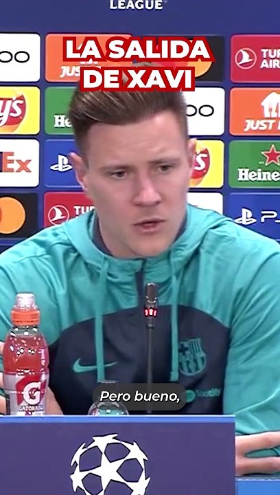 Ter Stegen valora la salida de Xavi
