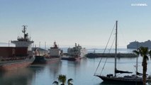 أول سفينة إغاثة إلى غزة راسية في قبرص وإسرائيل تنوي شراء ميناء في الجزيرة لتفتيش السفن