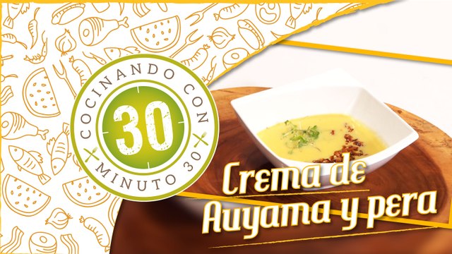 La cocina de July: Crema de auyama y pera.