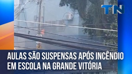 Aulas são suspensas após incêndio em escola na Grande Vitória