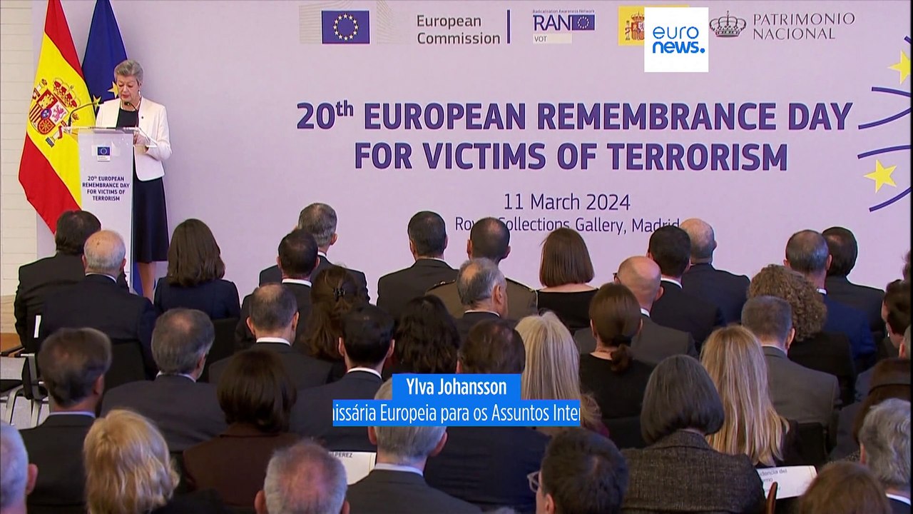 Vítimas do 11 de março em Madrid lembradas no Dia Europeu em Memória das Vítimas do Terrorismo