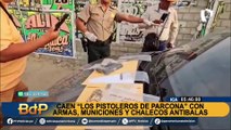 Ica: Caen 'Los Pistoleros de Parcona' con armas, municiones y chalecos antibalas