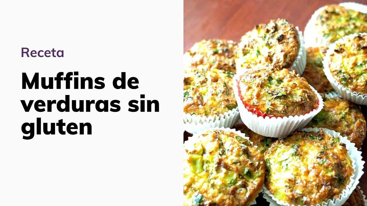 Muffins de verduras sin gluten