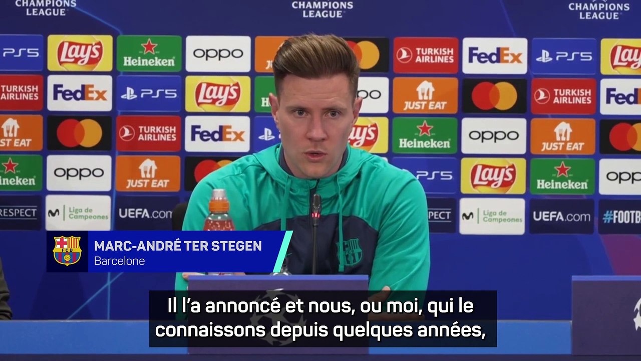 Ter Stegen sur le départ de Xavi : "Nous sommes aussi responsables de son départ"