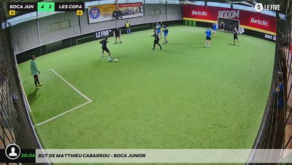 But de matthieu cabarrou - BOCA JUNIOR