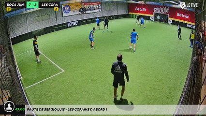 Faute de Sergio Luis - LES COPAINS D'ABORD 1
