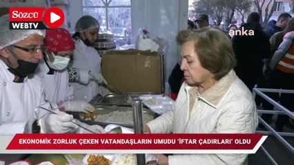 Ekonomik zorluk çeken vatandaşların umudu 'iftar çadırları' oldu