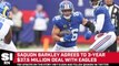 Saquon Barkley Agrees to Three-Year Deal With Eagles
