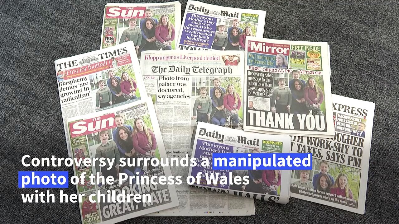 Kate's edited photo "a major communication fail...