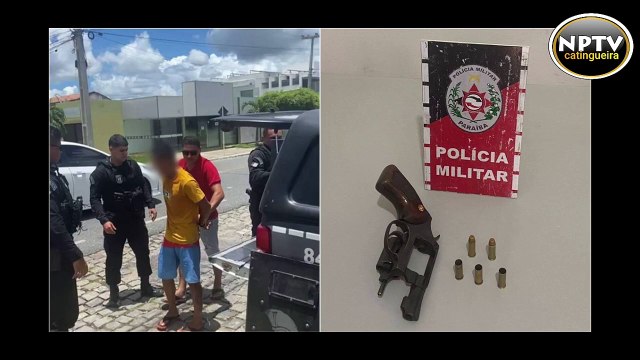 PM age rápido e prende suspeito de tentativa de homicídio em Patos
