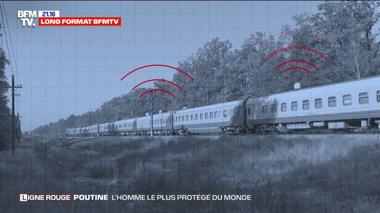 LIGNE ROUGE - Voici le train présidentiel blindé de Vladimir Poutine