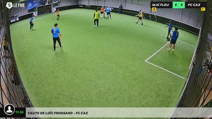 Faute de LoÏc Frossard - FC CAZ