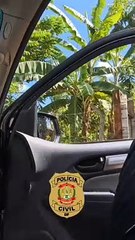 Policiais em ação na operação Sine Dolore