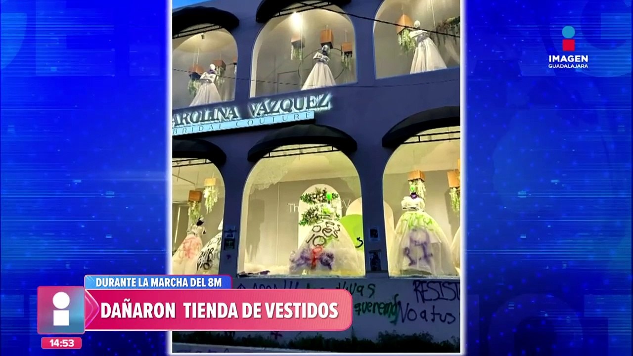 Daños de casi 500 mil pesos a tienda tras 8M | Imagen Noticias GDL con #FabiolaAnaya