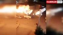 Çayırova'da trafoda çıkan yangın elektrik kablolarını patlattı
