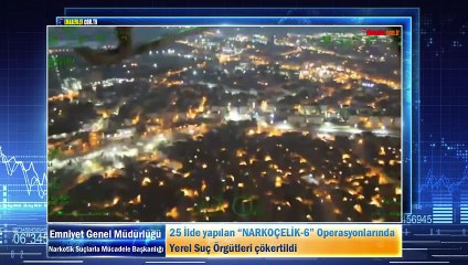 25 İlde yapılan “NARKOÇELİK-6” Operasyonlarında Yerel Suç Örgütleri çökertildi