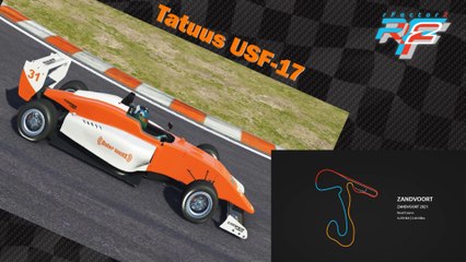 Tour de piste à Zandvoort en Tatuus USF-17 sur Rfactor 2