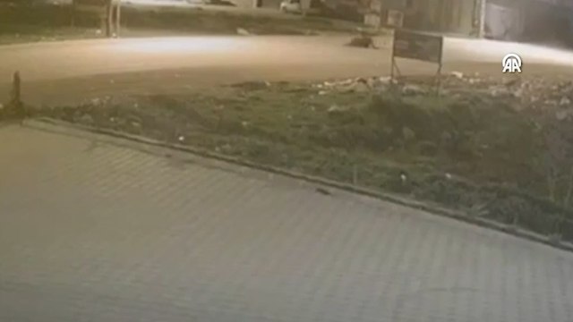 Bir kişinin öldüğü trafik kazası güvenlik kamerasında