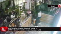 Kocaeli'de iş yerine giren hırsızlar kasadaki parayı ve SMA'lı bebek için konulan yardım kutusunu çaldı