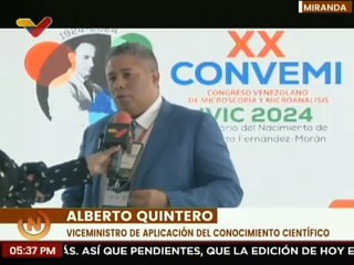 Miranda | XX Congreso de Microscopía y Microanálisis IVIC 2024 fortalecerá la investigación en el país