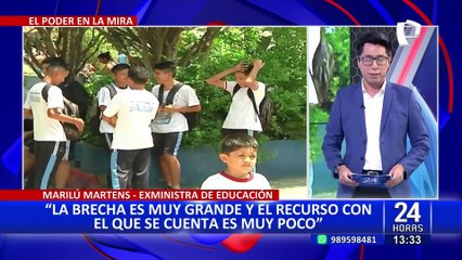 Exministra Marilú Martens sobre regreso a clases: "La brecha en infraestructura es muy grande”