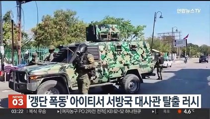 '갱단 폭동'에 치안 위기…아이티서 서방국 대사관 탈출 러시