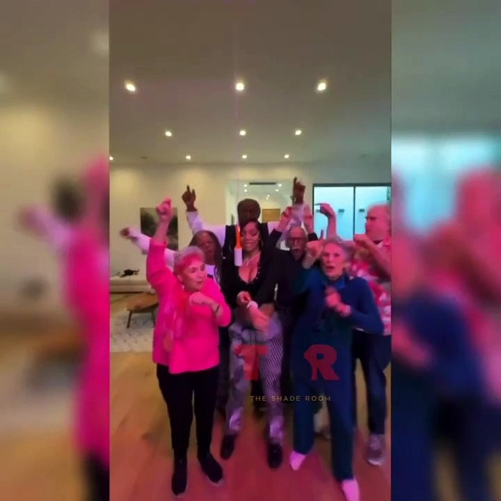 GloRilla performs "Yeah Glo!" at a nursing home, with seniors dancing in the background