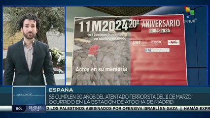 A 20 años del atentado terrorista en Madrid