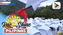 Temporary shelter para sa mga biktima ng Masara landslide, itinurn-over na