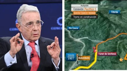 Esta es la propuesta de Uribe a los antioqueños para terminar las vías del departamento