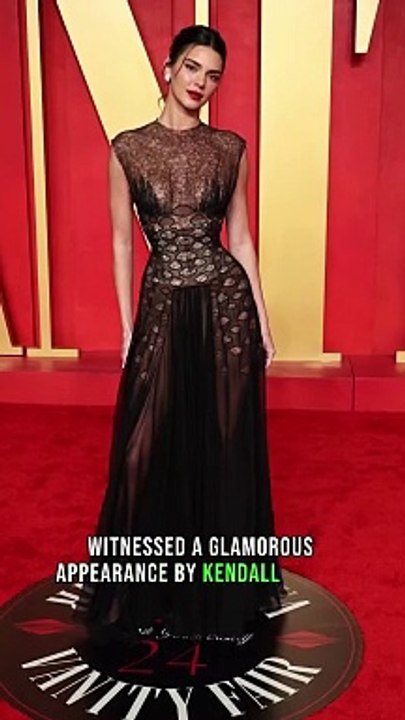 Kendall Jenner Stuns in Sheer Maison Margiela Gown at Vanity Fair Oscar Party