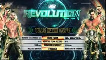 AEW Revolution 2020 AEW World Tag Team Championship The Young Bucks vs Hangman Adam Page & Kenny Omega