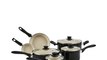 Amazon Basics Ceramic Nonstick Pots and Pans Cookware Set.