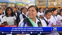 Dina Boluarte inaugura el año escolar 2024