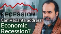 Can Vedanta address the problem of economic recession? || Acharya Prashant, at DU (2023)