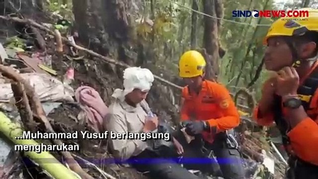 Detik-Detik Evakuasi Pilot Smart Air, Tim Medis Lakukan Perawatan saat Penerbangan