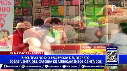 Download Video: Farmacias y boticas ya no están obligadas a ofrecer medicamentos genéricos