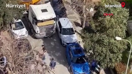 Kornaya bastın tartışmasında bıçak ve kemerli saldırı