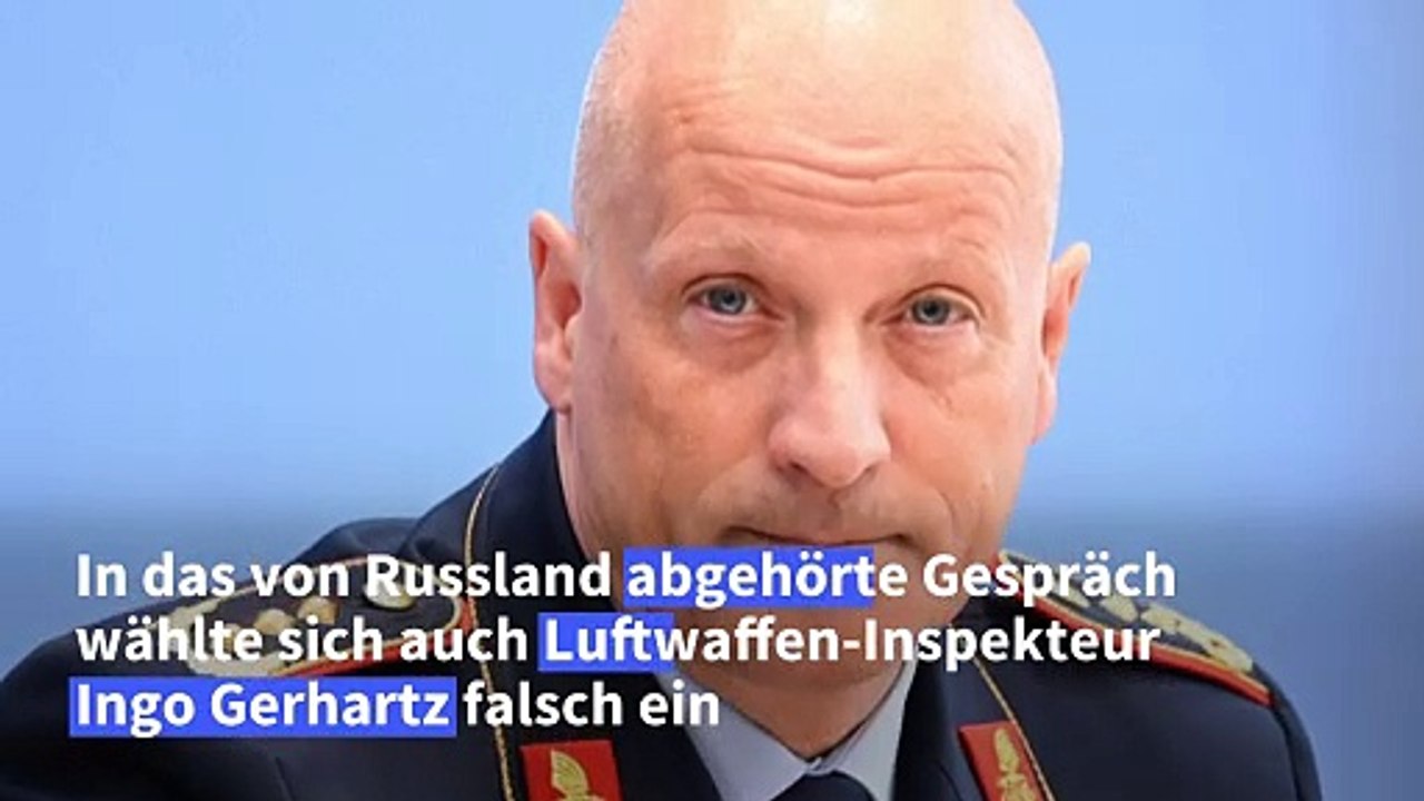 Taurus-Abhöraffäre: Luftwaffen-Inspekteur nutzte unsichere Leitung