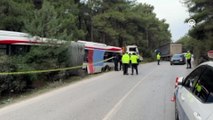 TIR ile çarpışan belediye otobüsündeki 1 yolcu öldü