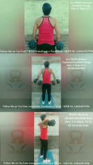 3 Best TRAP Exercises With Dumbbells #heermlgangaputra #naturalbodybuilding