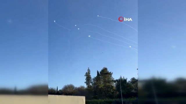 Lübnan’dan İsrail’e 100 roket atıldı