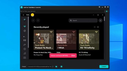 How to Use AudFree Tidable Music Converter