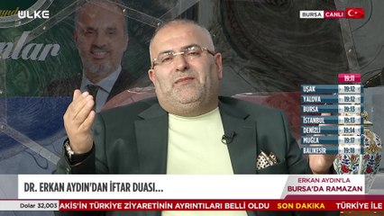 Erkan Aydın’la Bursa’da Ramazan 1. Bölüm (11 Mart 2024)