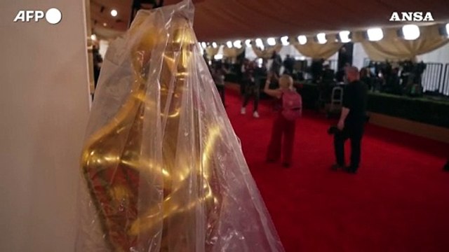 Oscar, ultimi preparativi sul red carpet alla vigilia della cerimonia