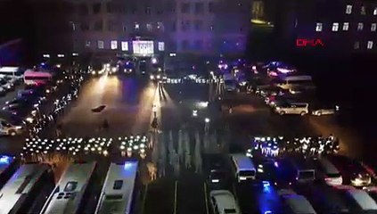 Bin polisle dev baskın! İHA'lar buldu, polis yakaladı