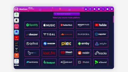 MusConv app - How to Transfer Playlists from Spotify to Amazon Music (and vice-versa)