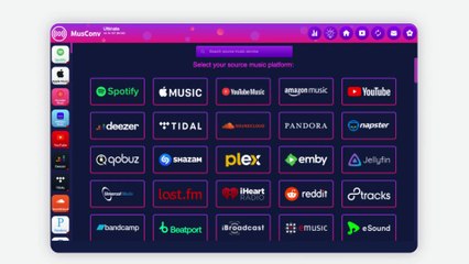 MusConv app - How to Transfer Playlists from Amazon Music to Spotify (and vice-versa)